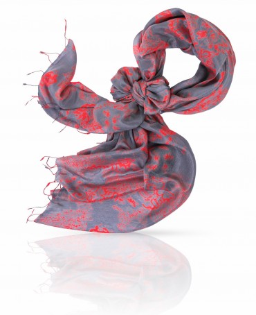 Палантин Женский S30-LACE/CORAL.GR